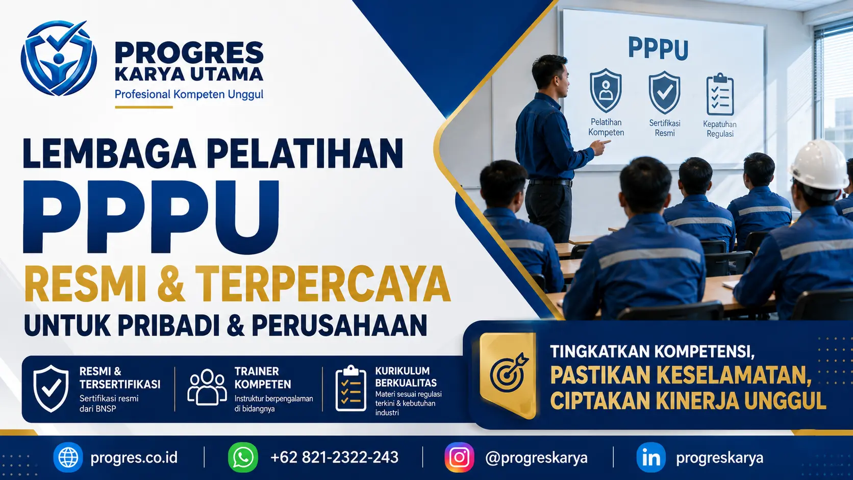 Lembaga Pelatihan PPPU Resmi & Terpercaya untuk Pribadi dan Perusahaan