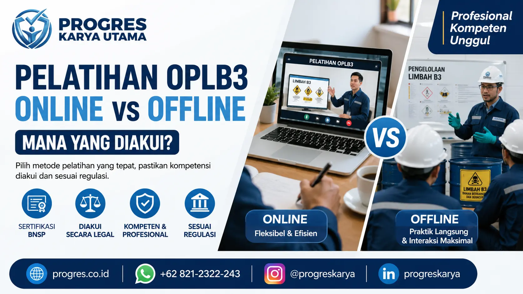 Pelatihan OPLB3 Online vs Offline: Mana yang Diakui?